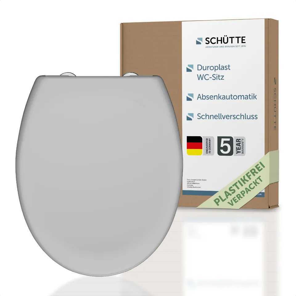 sch-tte-wc-sitz-grau-mit-absenkautomatik-duroplast image 1
