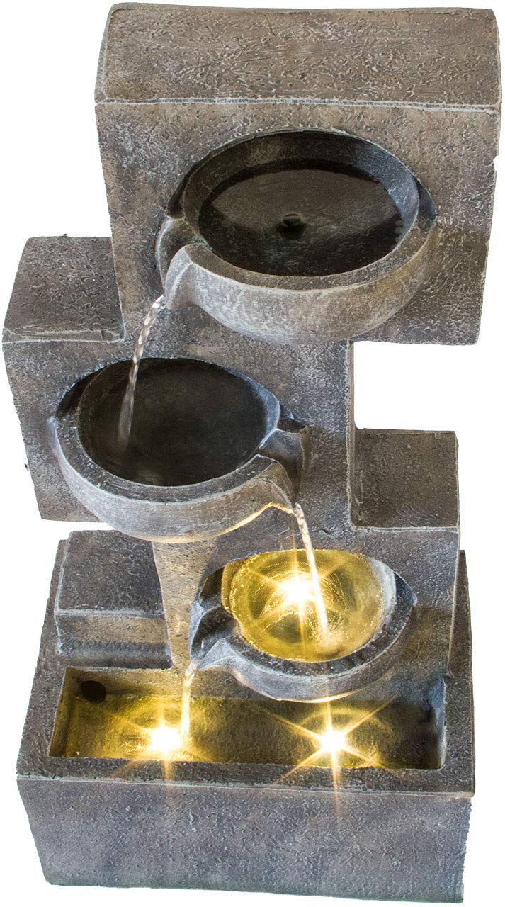 lemodo-nativ-zimmerbrunnen-eckig-led-polyresin-innenbrunnen image 5
