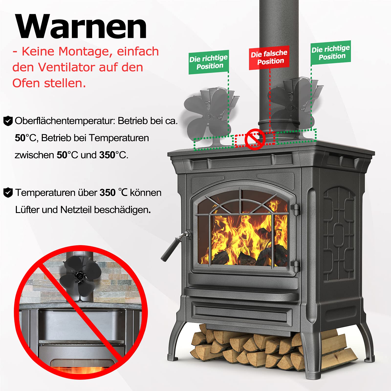 fivmen-ofenventilator-ohne-strom-4-blatt-1350-u-min-f-r-holzofen image 4