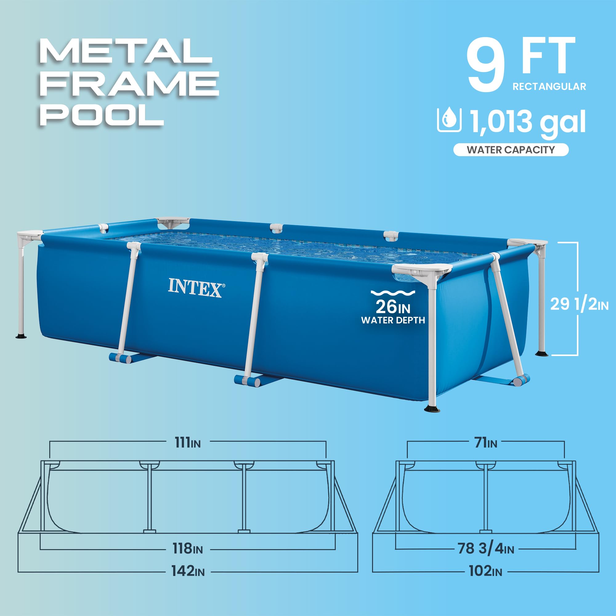 intex-metal-frame-pool-rechteckig-300-x-200-x-75-cm-blau image 2