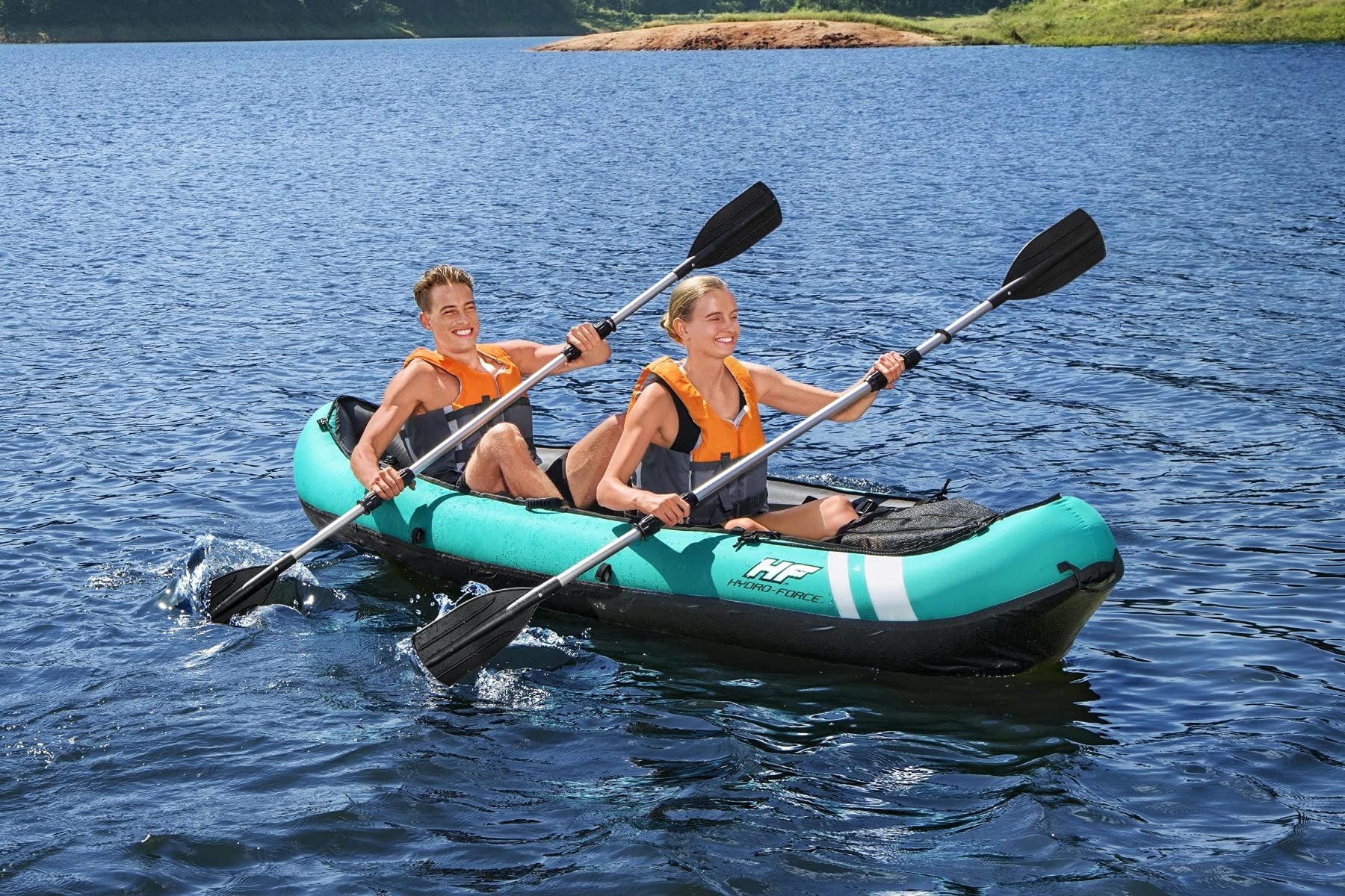bestway-hydroforce-ventura-kajak-330x86x48-cm-2-personen-set-mit-paddel image 3