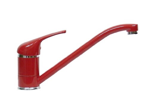 sch-tte-einhebel-k-chenarmatur-sp-ltischarmatur-wasserhahn-rot image 5