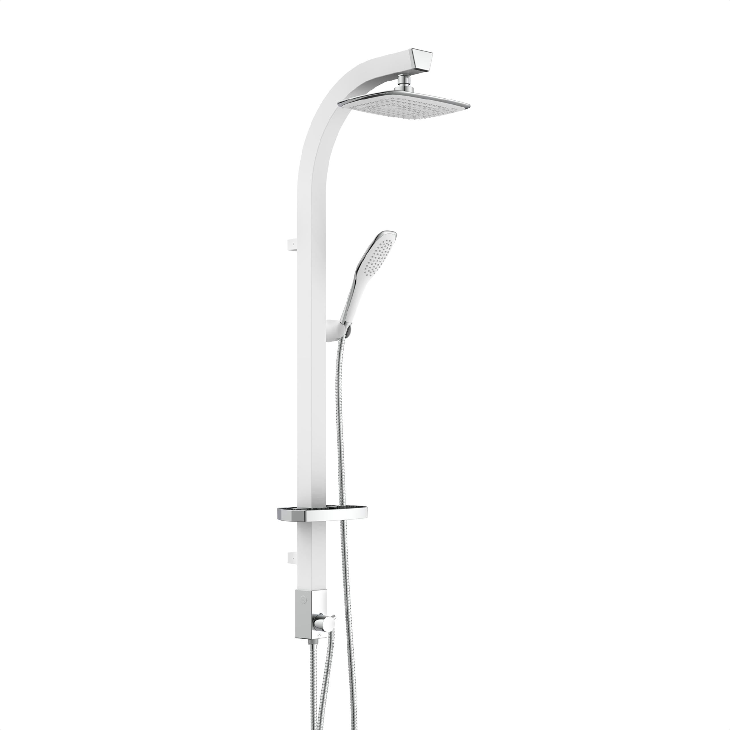sch-tte-brausegarnitur-19154-wei-mit-berkopfbrause-aus-messing-und-handbrause image 1