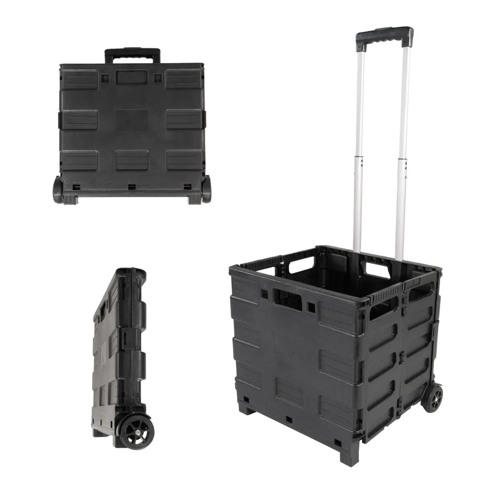 lemodo-einkaufstrolley-klappbar-35-kg-schwarz-mit-r-dern image 1