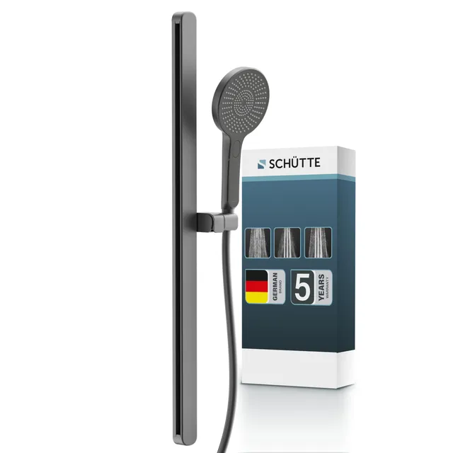 sch-tte-karibik-64202-duschstange-78-5-cm-mit-handbrause-3-strahlig-graphit image 1