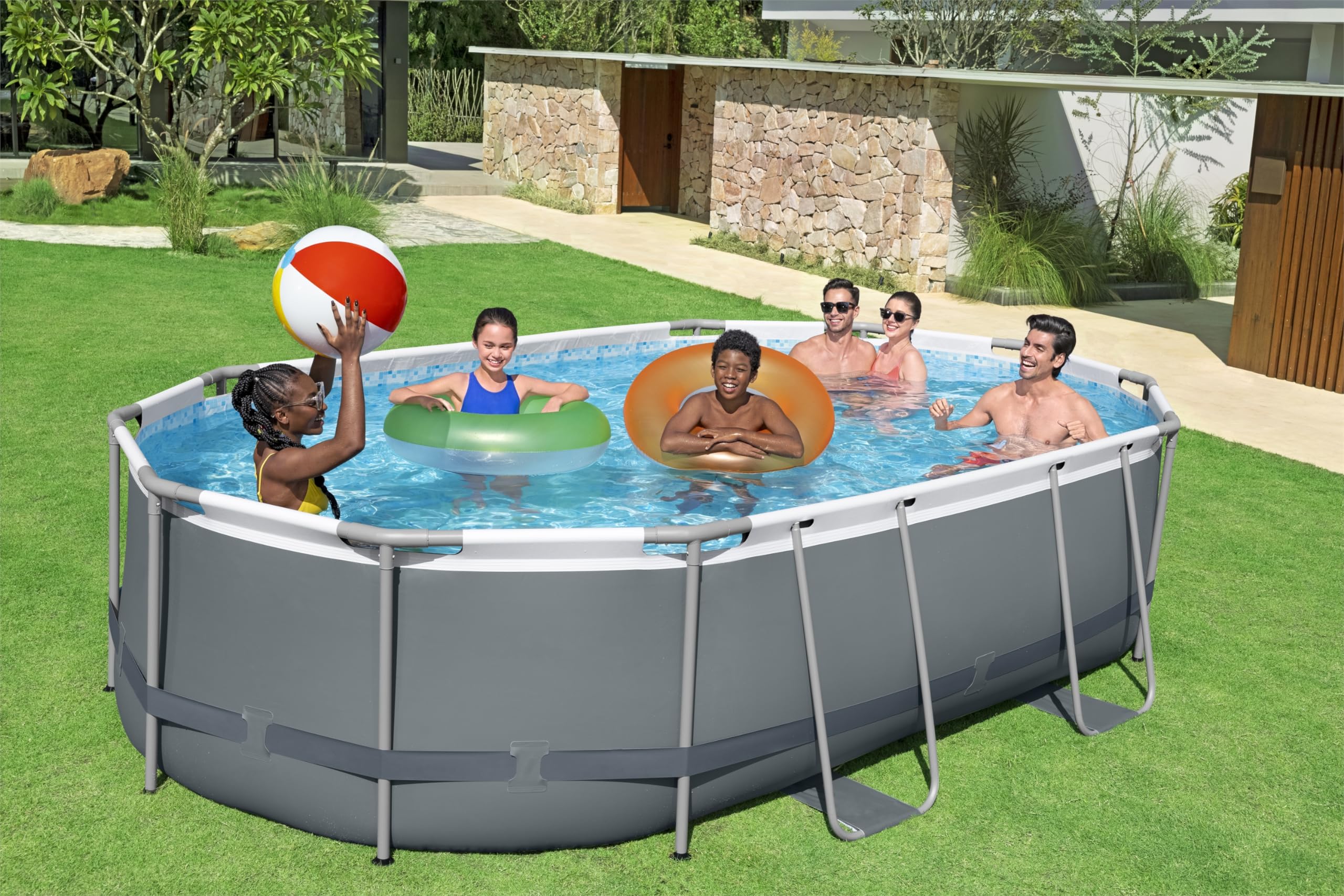 lemodo-bestway-power-steel-frame-pool-set-488x305x107-cm-oval-mit-filterpumpe image 2