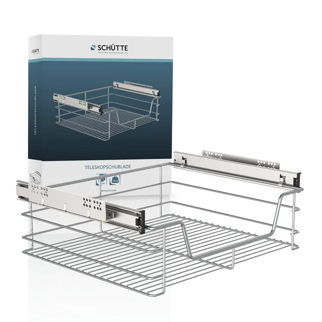 sch-tte-teleskopschublade-4329-korbauszug-50er-schrank-chrom-vollauszug image 1