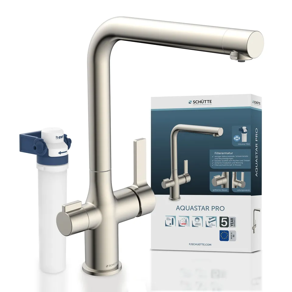 sch-tte-aquastar-pro-99805-3-wege-sp-ltischarmatur-mit-wasserfilter-edelstahlopt image 1