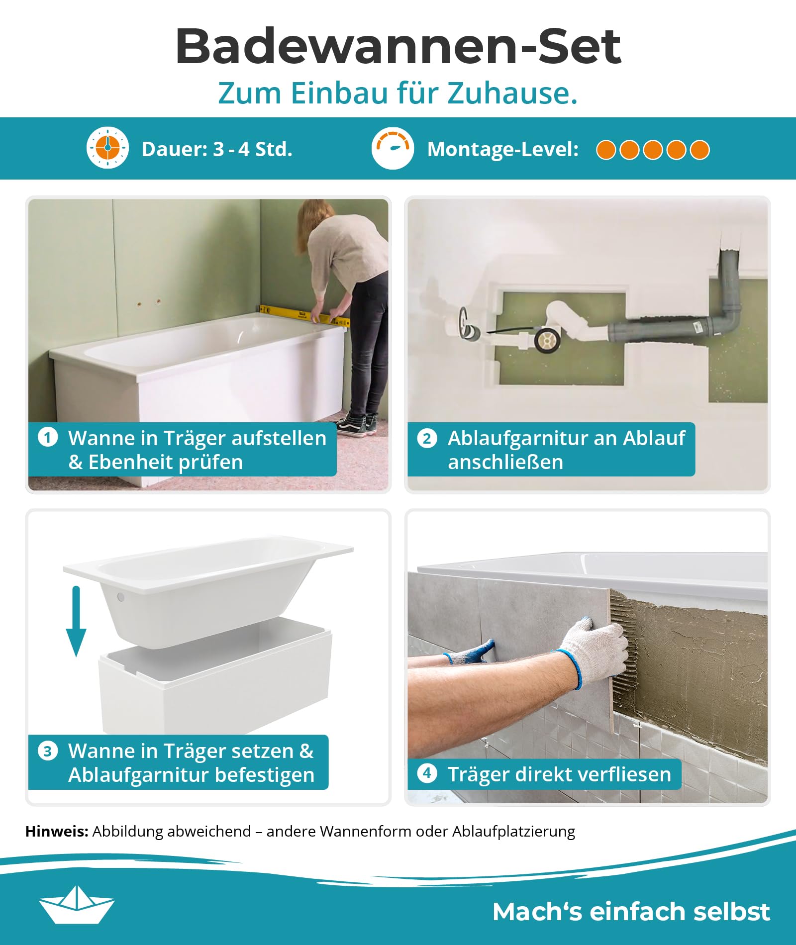 calmwaters-exclusive-sechseck-badewanne-190x90-cm-komplettset-duo-f-r-2 image 2
