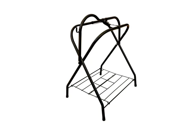 p-k-sattelst-nder-klappbar-metall-mit-ablagegitter-pferd-pony image 1