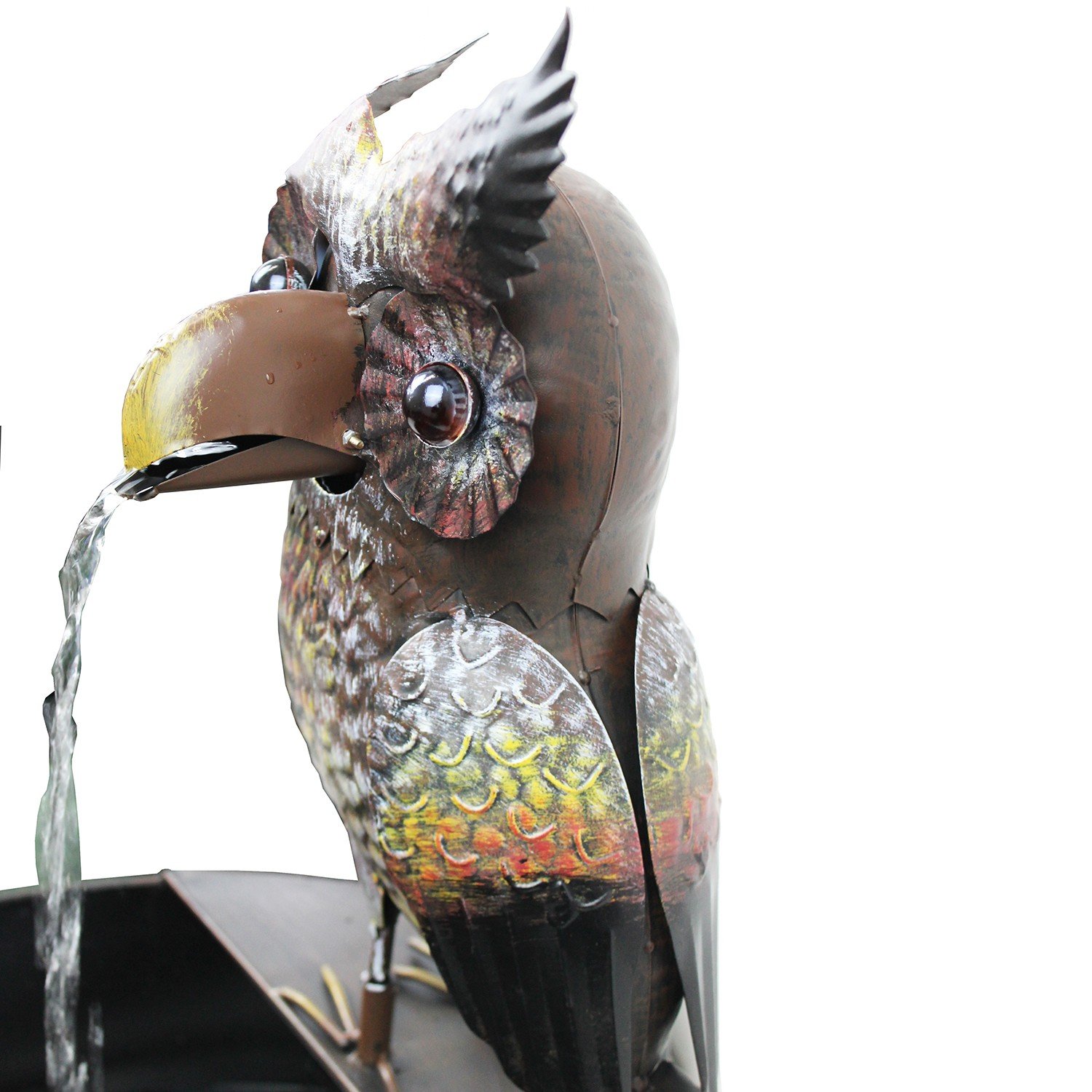 lemodo-metallbrunnen-mit-eule-51x39xh55cm-inkl-pumpe-zimmerbrunnen image 4