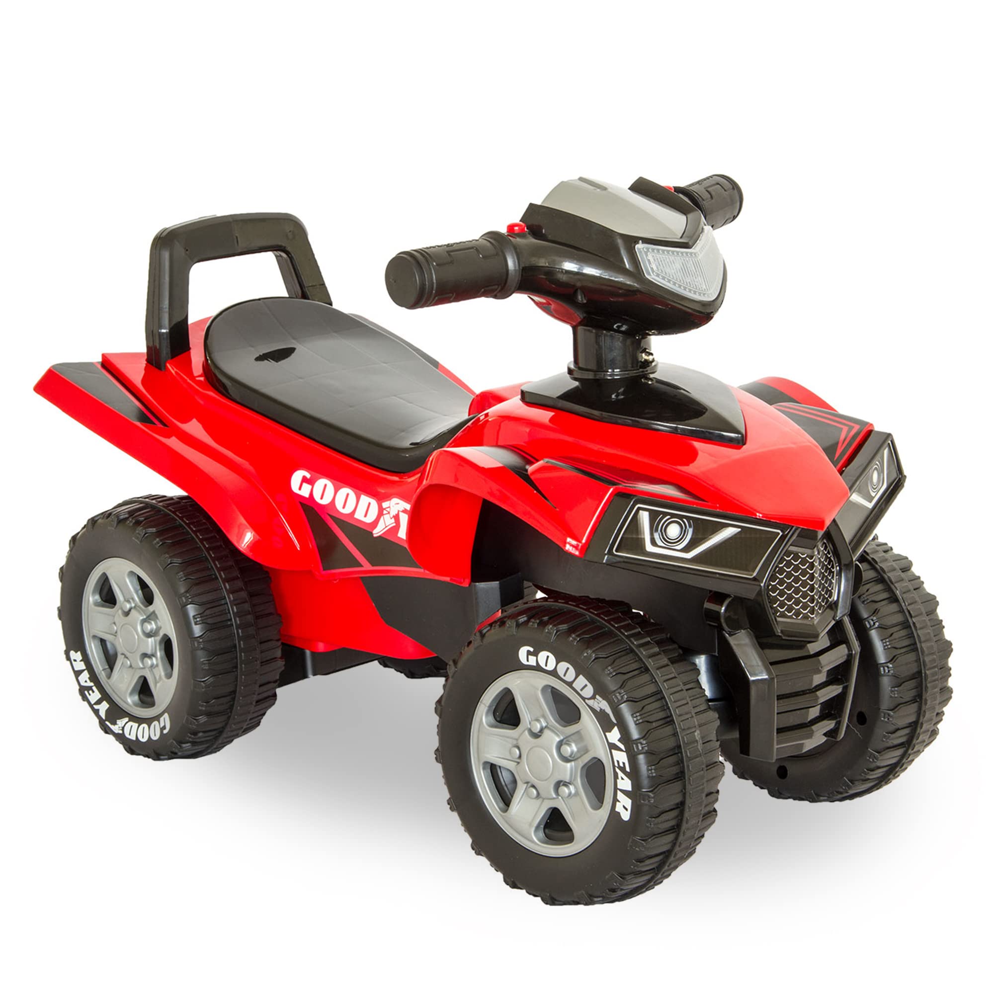 lemodo-rutschauto-quad-optik-rot-mit-sound-lenkrad-ab-18-monate image 1