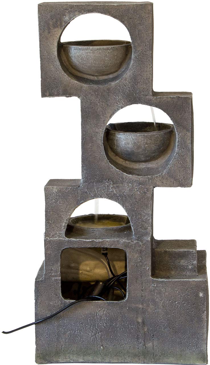 lemodo-nativ-zimmerbrunnen-eckig-led-polyresin-innenbrunnen image 7