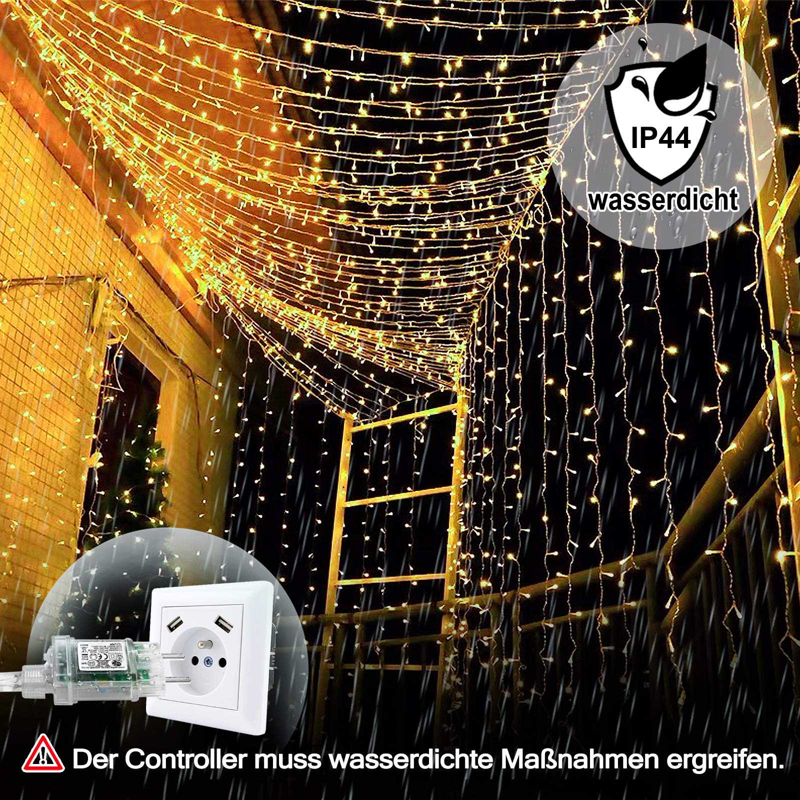 fivmen-lichtervorhang-innen-3x3-m-300-led-warmweiss image 3