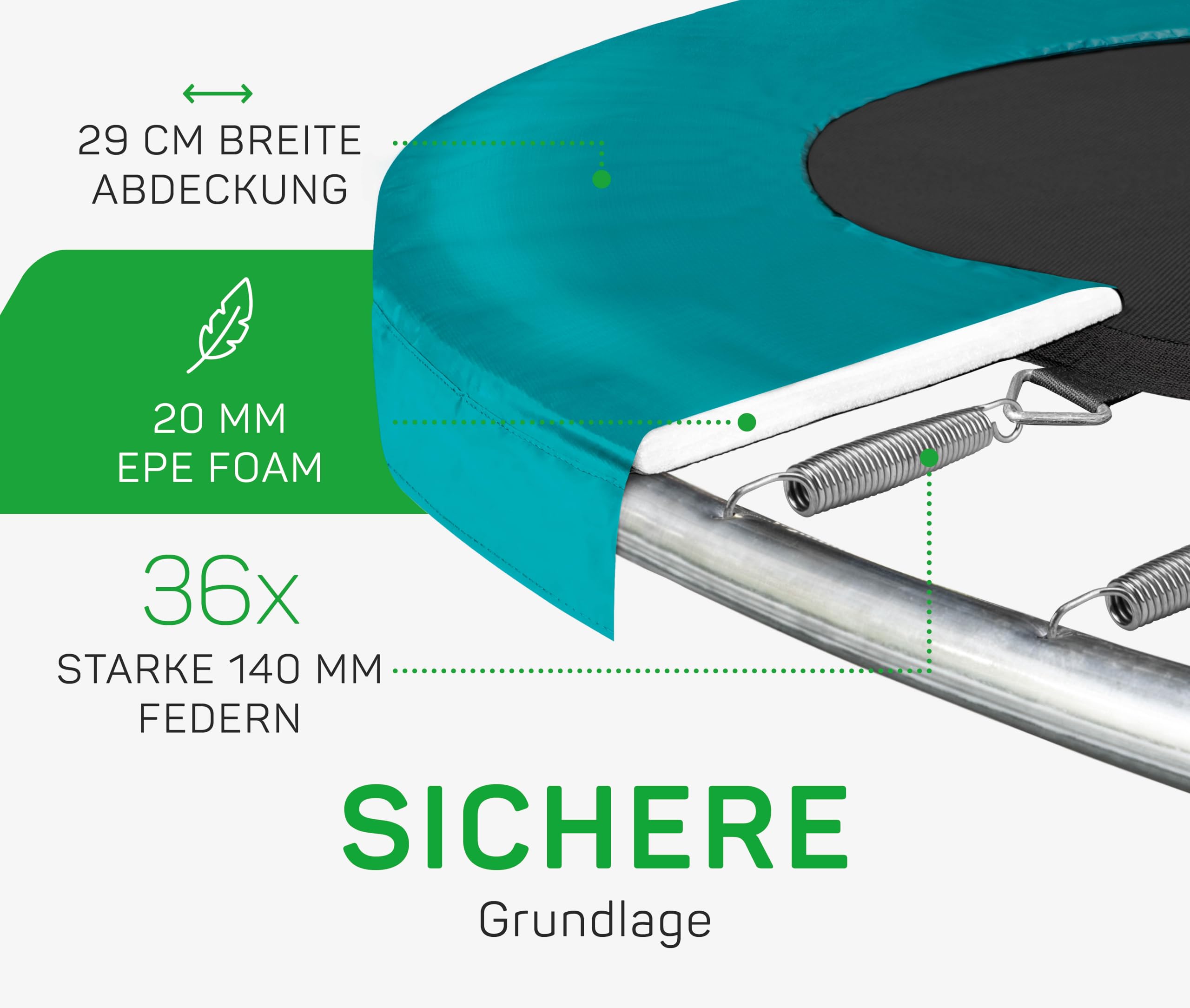 salta-comfort-edition-trampolin-mit-sicherheitsnetz-183-cm-gr-n image 3