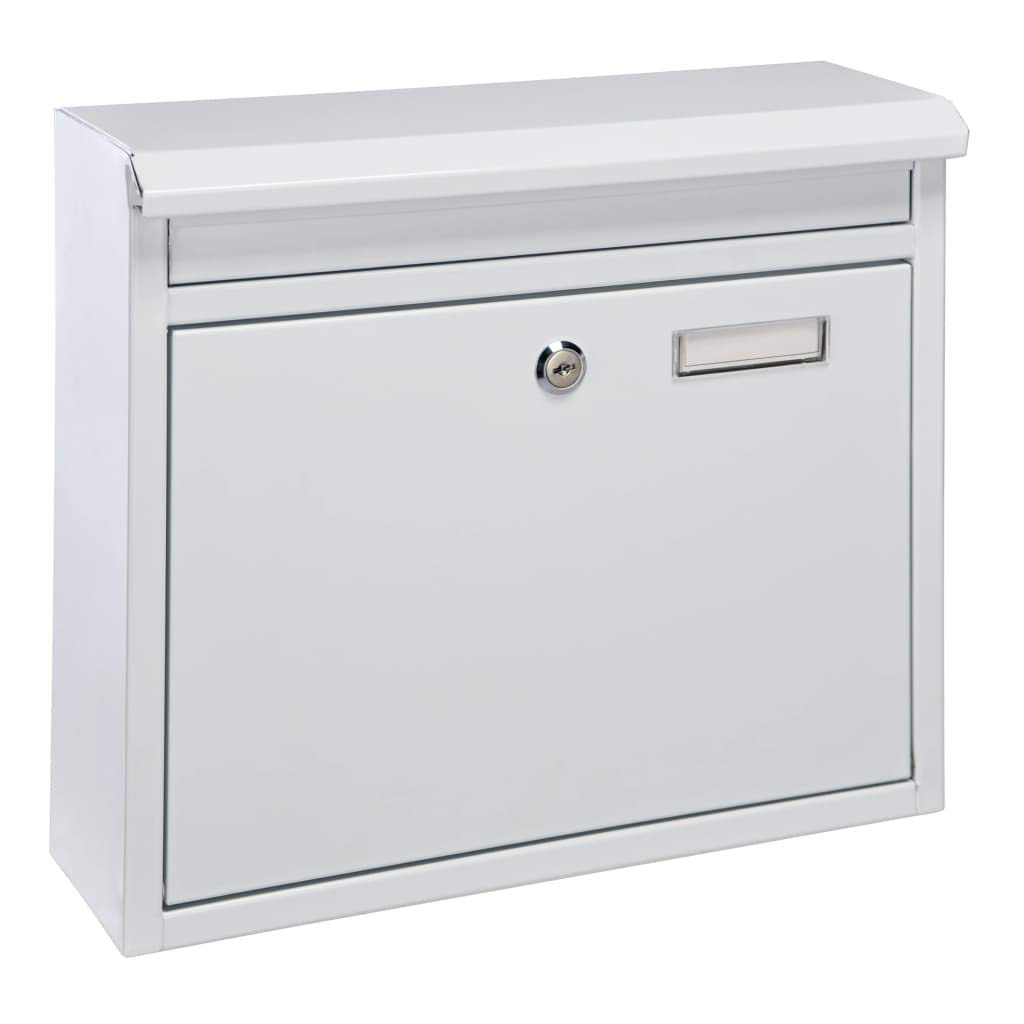 haushalt-international-briefkasten-metall-wei-din-a4-60602 image 1