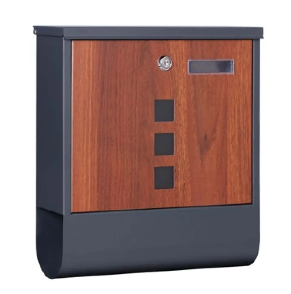 lemodo-briefkasten-rom-mit-zeitungsfach-anthrazit image 1