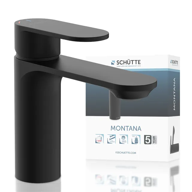 sch-tte-montana-waschtischarmatur-schwarz-mit-ablaufgarnitur image 1