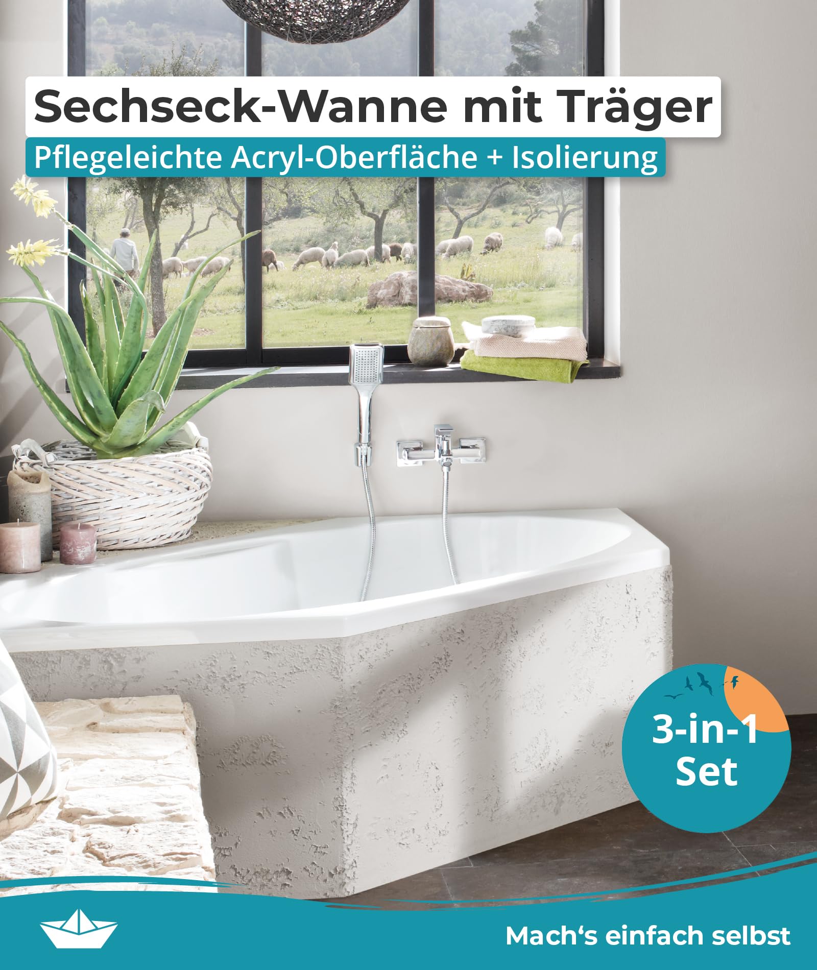 calmwaters-exclusive-sechseck-badewanne-190x90-cm-komplettset-duo-f-r-2 image 3
