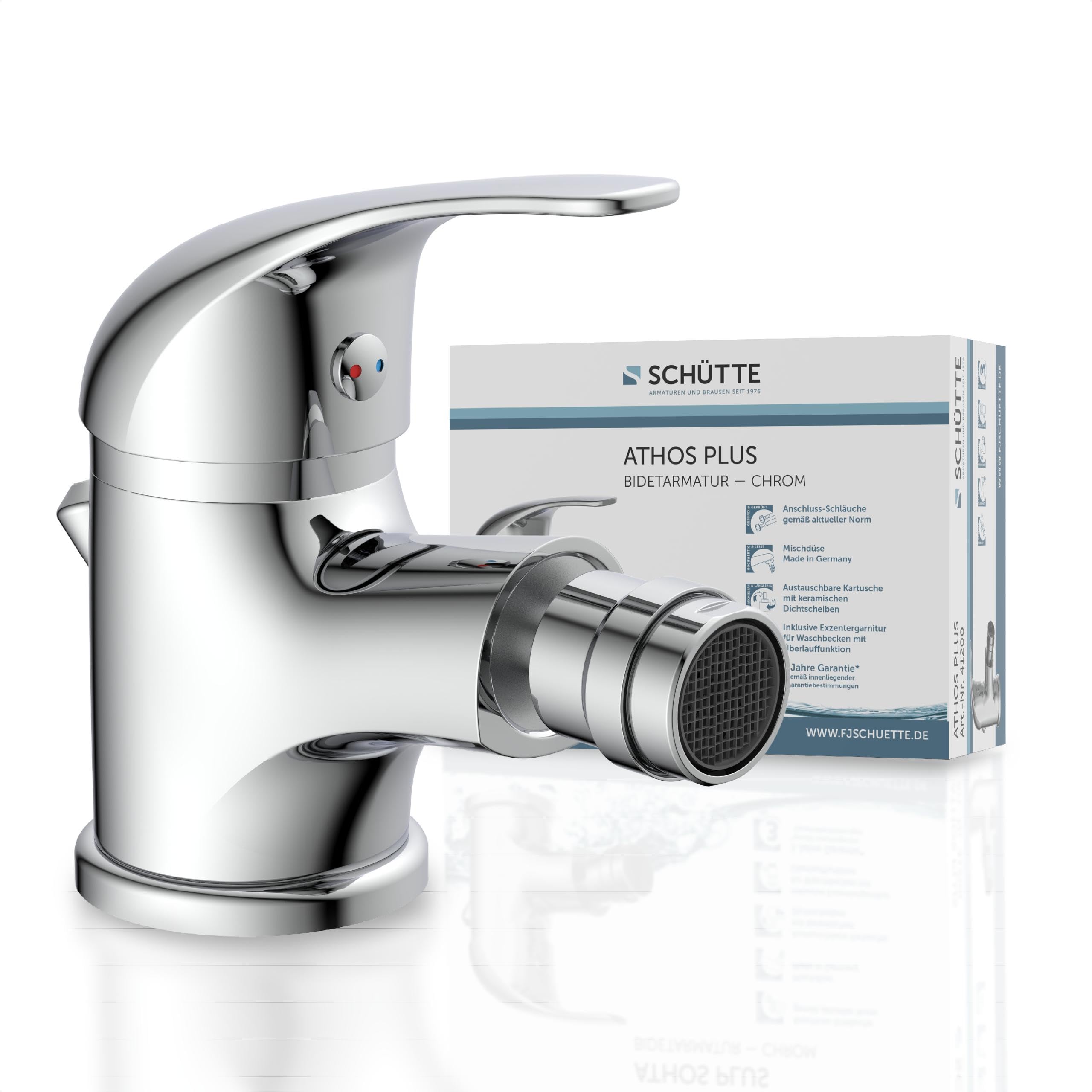 sch-tte-athos-bidet-armatur-chrom-mit-ablaufgarnitur image 1