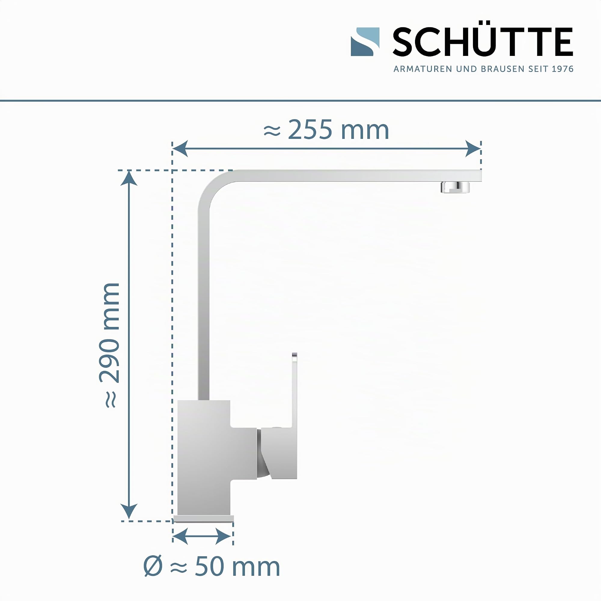 sch-tte-tianto-26300-sp-ltischarmatur-chrom-wasserhahn-k-che-mit-seitlichem-grif image 5