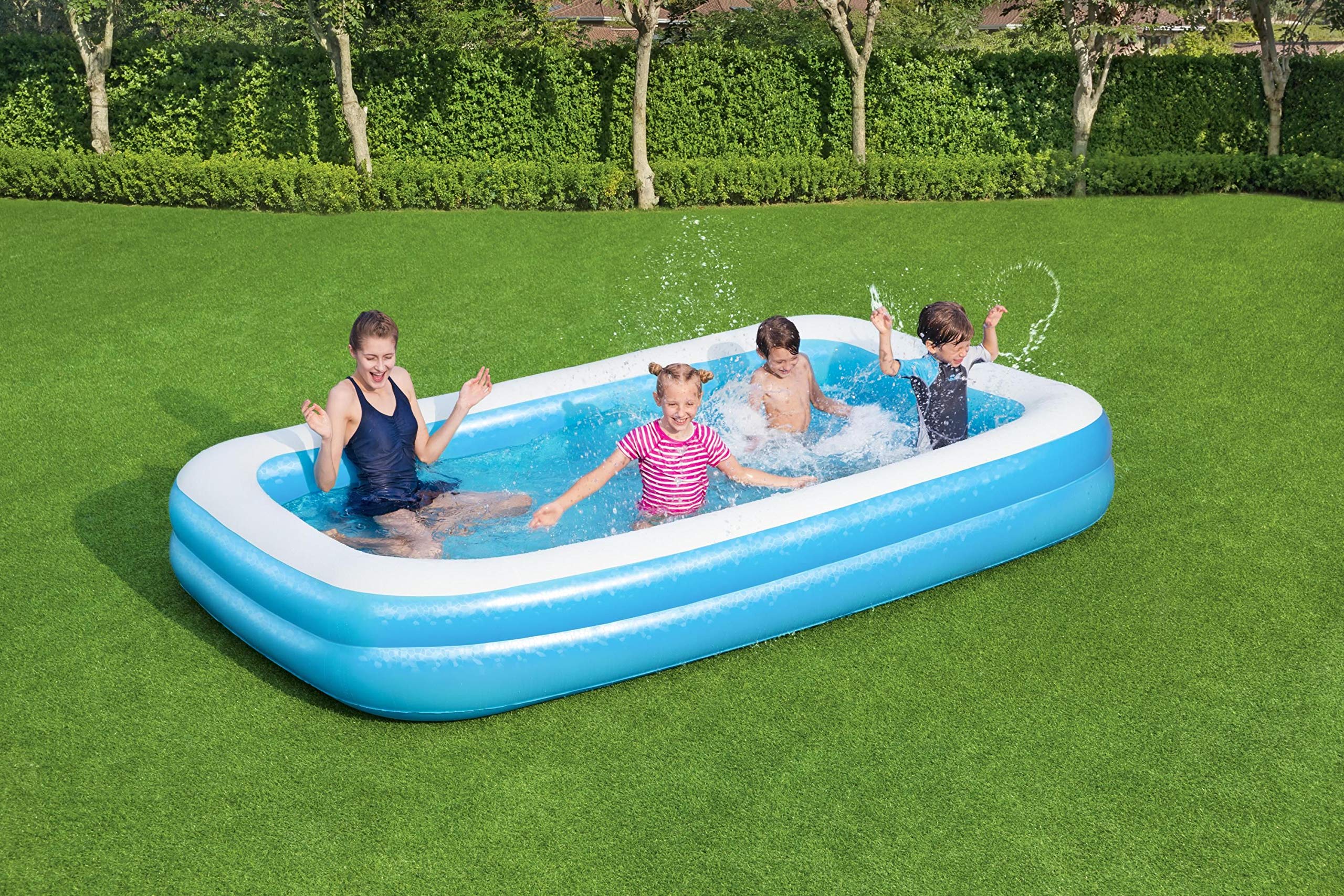 bestway-family-pool-54150-aufblasbar-305x183x46-cm-blau image 2