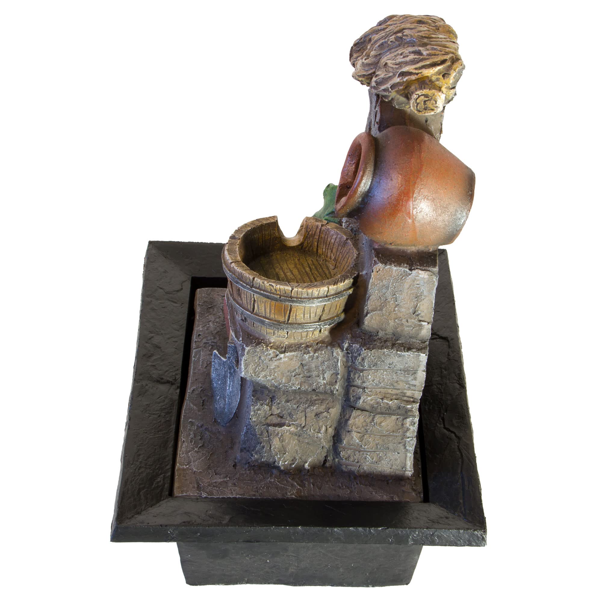 lemodo-nativ-zimmerbrunnen-toskana-mit-led-tischbrunnen-grau image 7