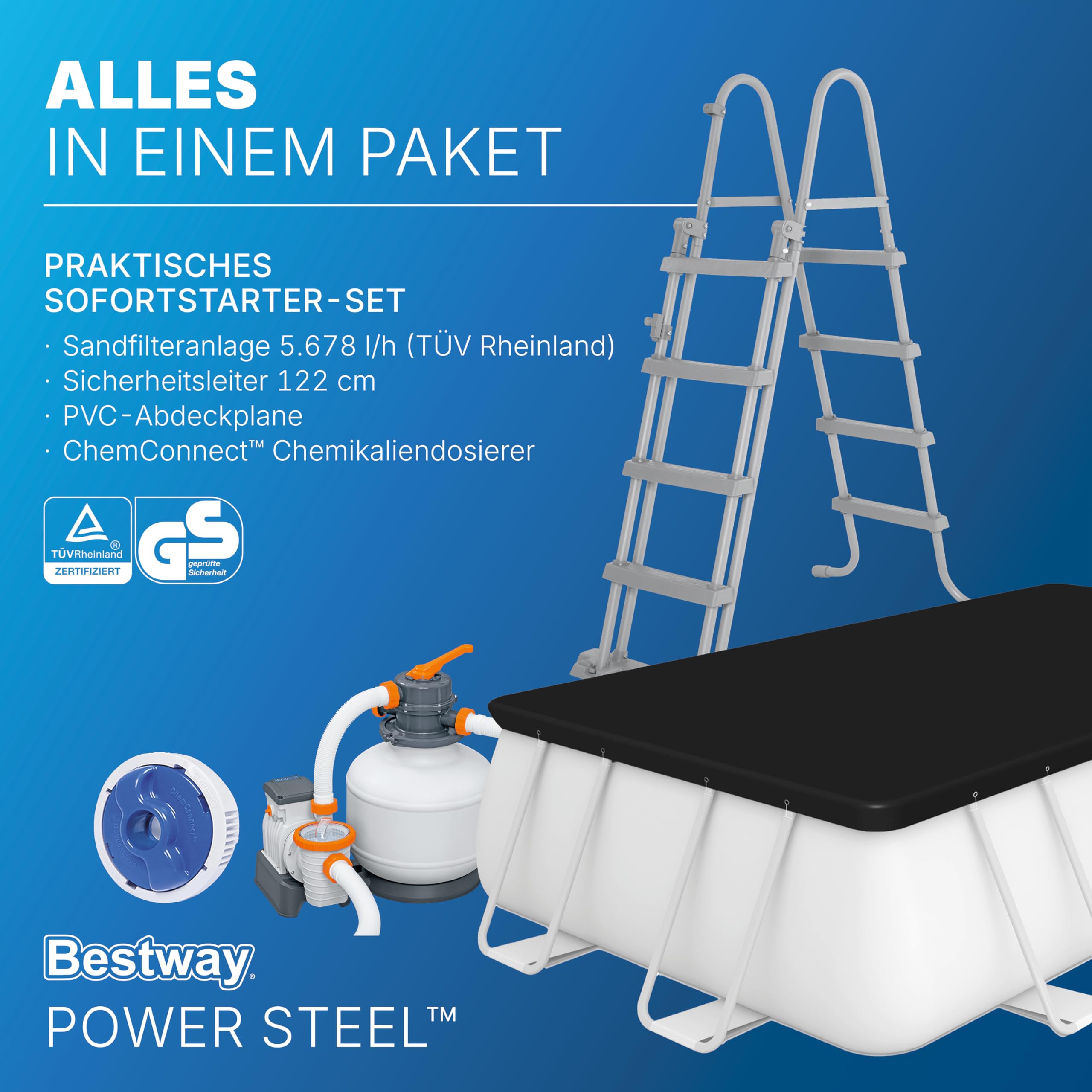 lemodo-bestway-power-steel-frame-pool-set-549x274x122-cm-eckig-mit-sandfilter image 8