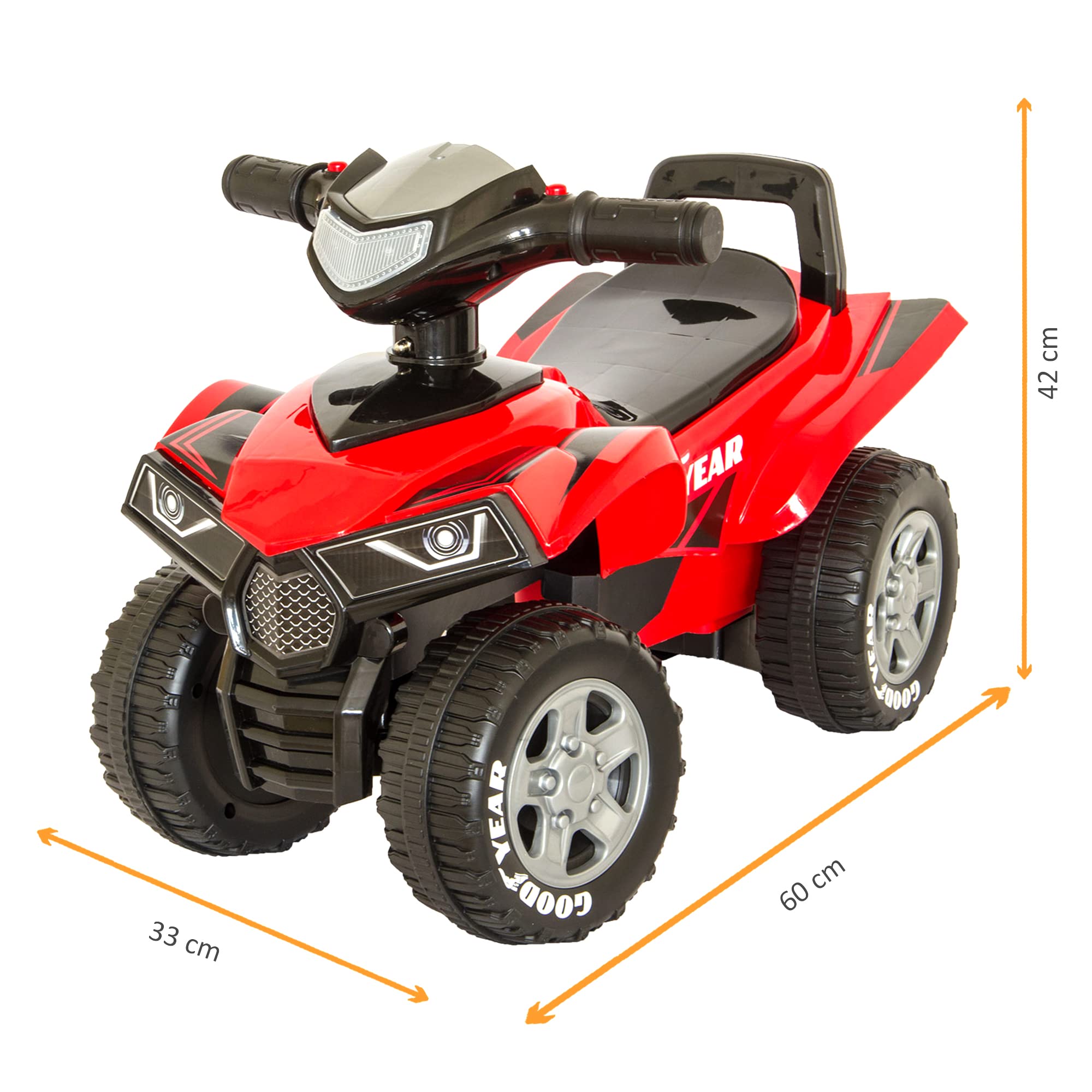 lemodo-rutschauto-quad-optik-rot-mit-sound-lenkrad-ab-18-monate image 2