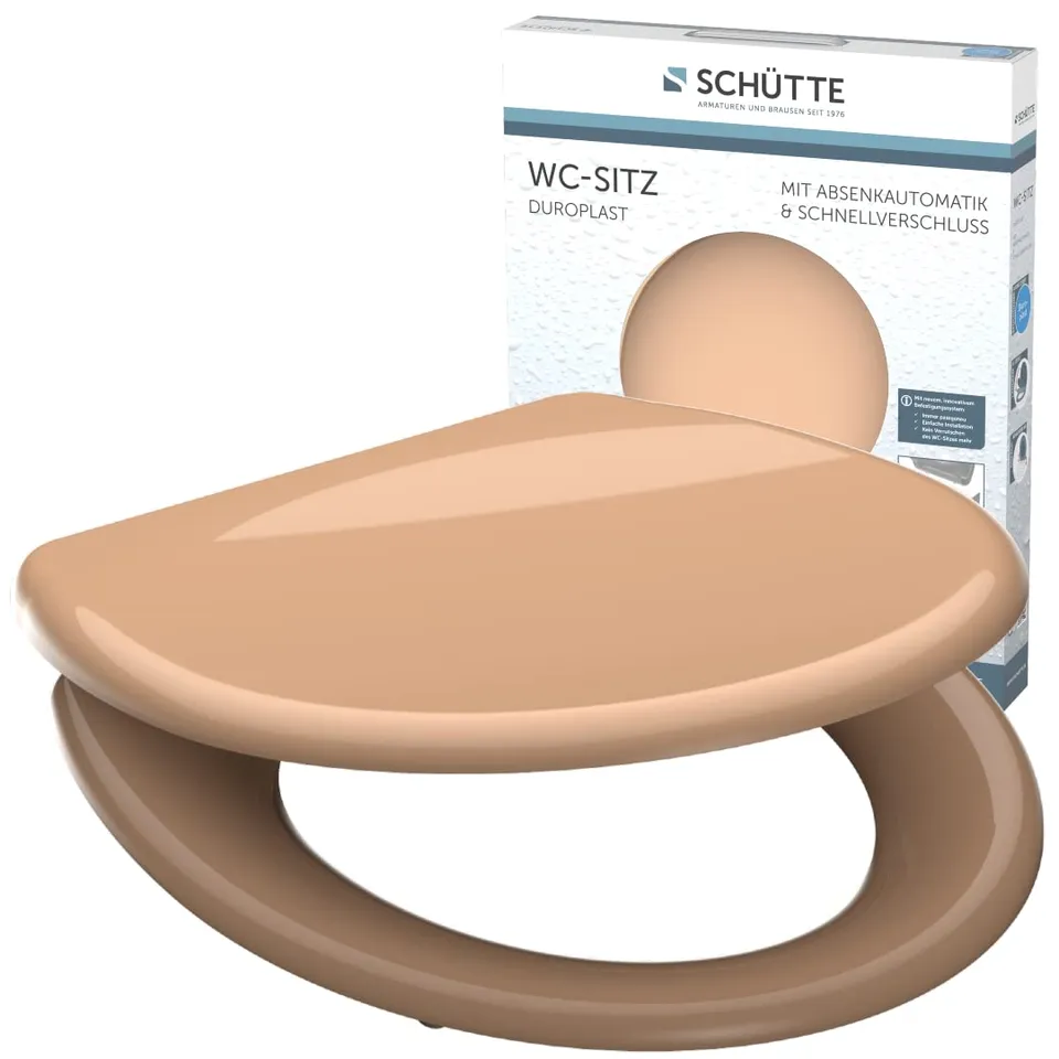 sch-tte-wc-sitz-duroplast-beige-82305-mit-absenkautomatik image 1