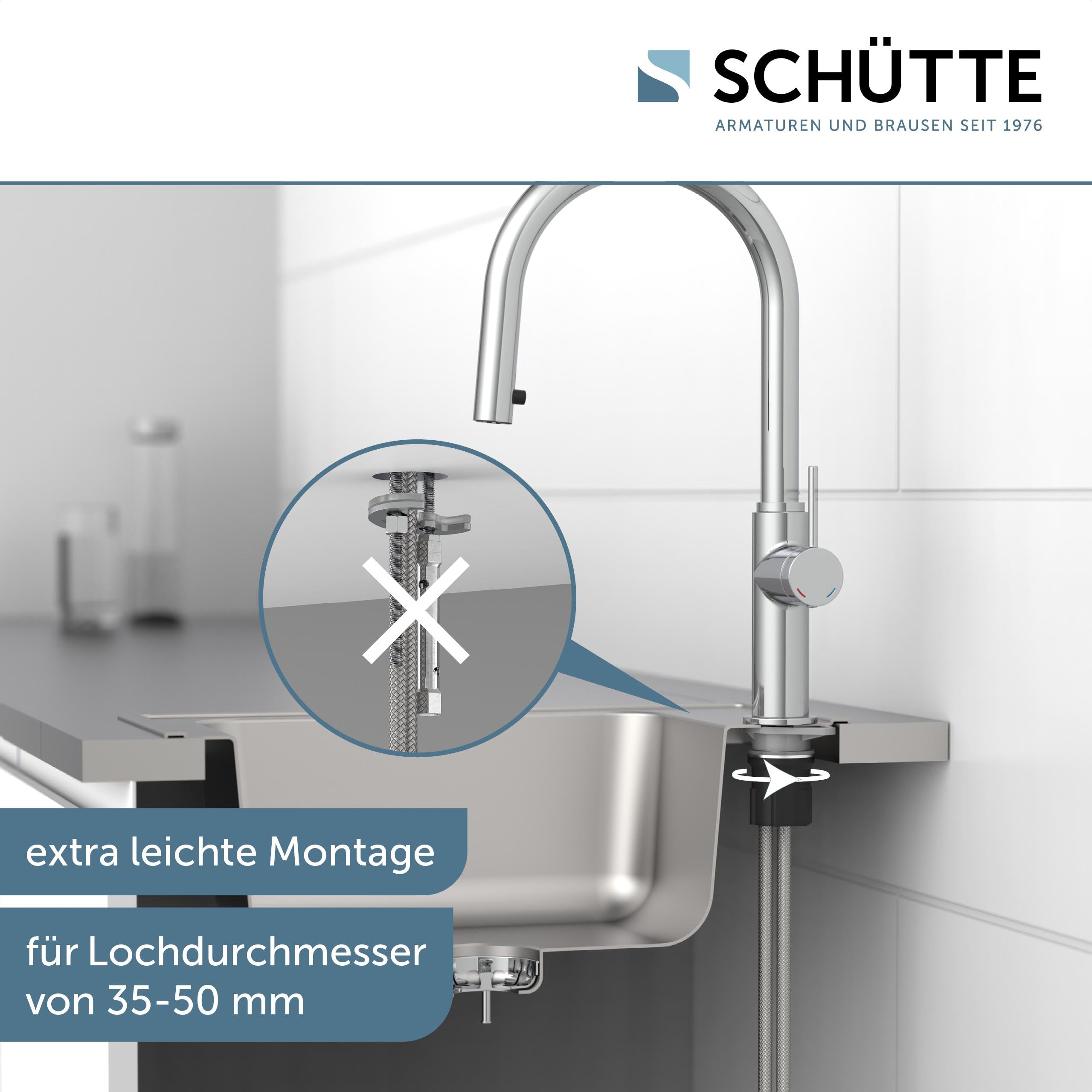 sch-tte-blackpool-79516-k-chenarmatur-schwarz-mit-ausziehbarer-geschirrbrause image 2