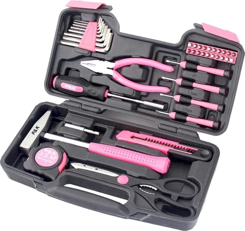p-k-werkzeugset-39-teilig-im-werkzeugkoffer-pink image 5