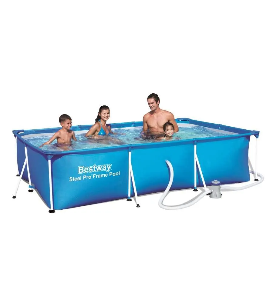 bestway-steel-pro-deluxe-splash-frame-pool-300x201x66-mit-pumpe image 1