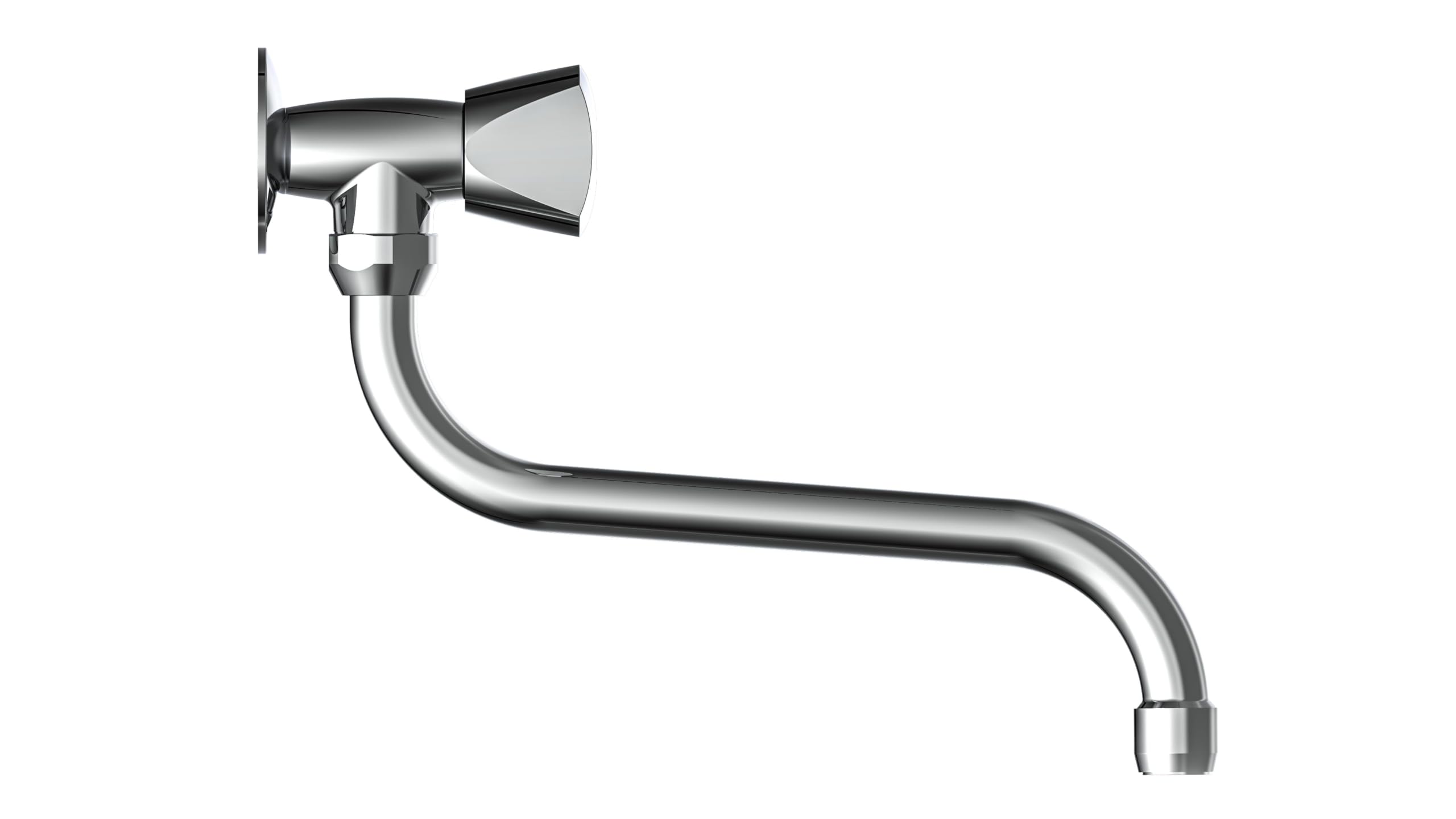 sch-tte-19116-kaltwasserventil-chrom-wand-schwenkbarer-auslauf-kaltwasserhahn image 2