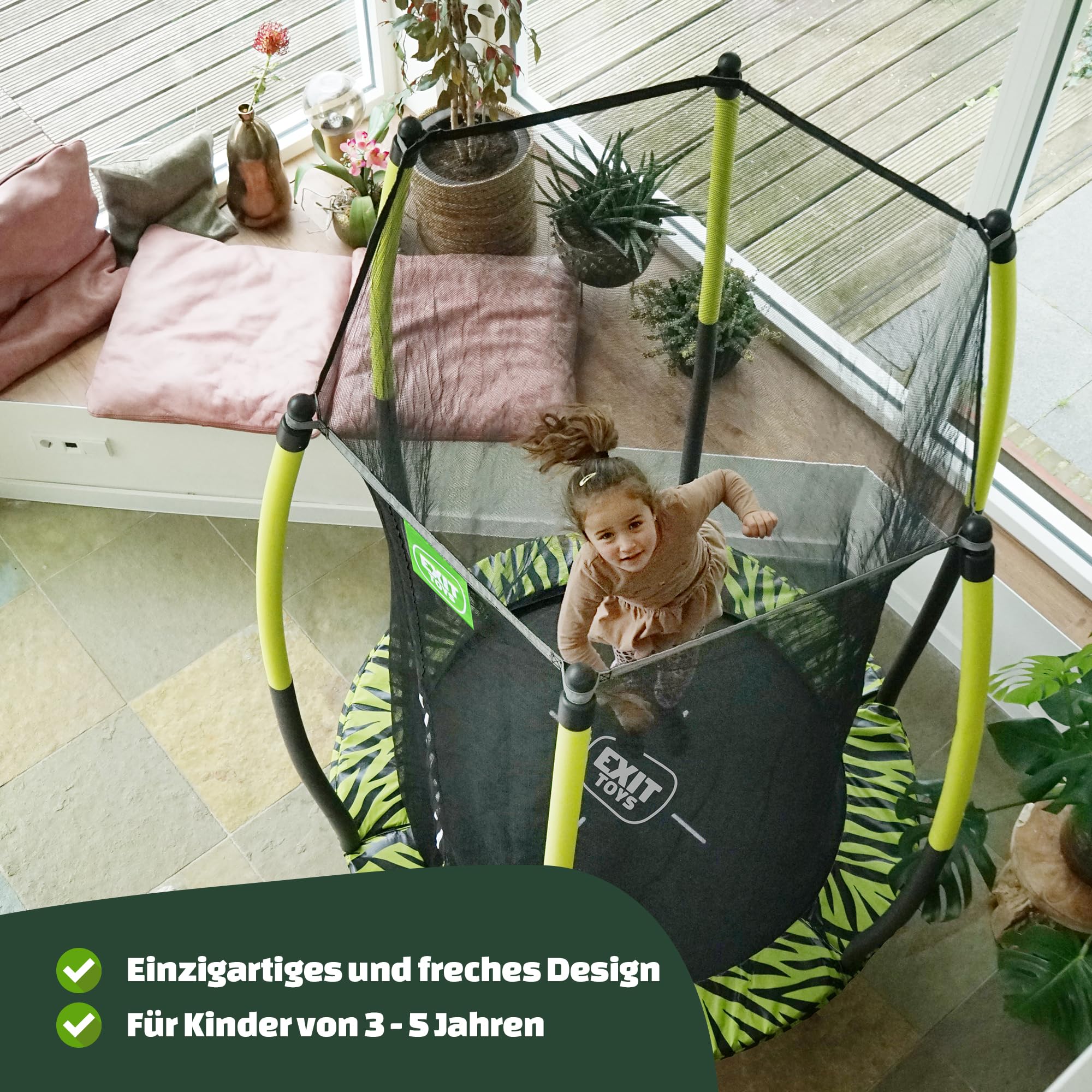 exit-toys-tiggy-junior-trampolin-rund-mit-haltegriff-f-r-kinder-ab-3-jahren image 2