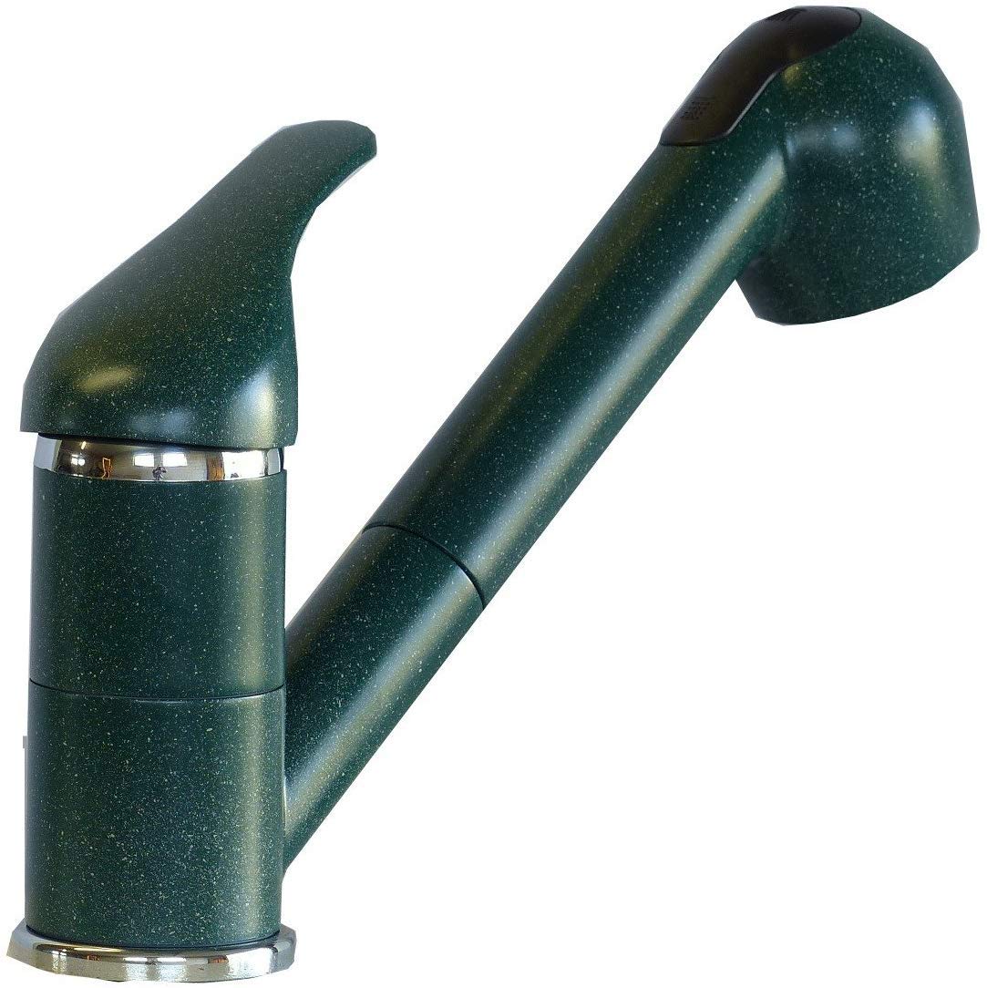 sch-tte-sp-ltischarmatur-einhebel-k-chenarmatur-granit-gr-n-mit-brause image 1