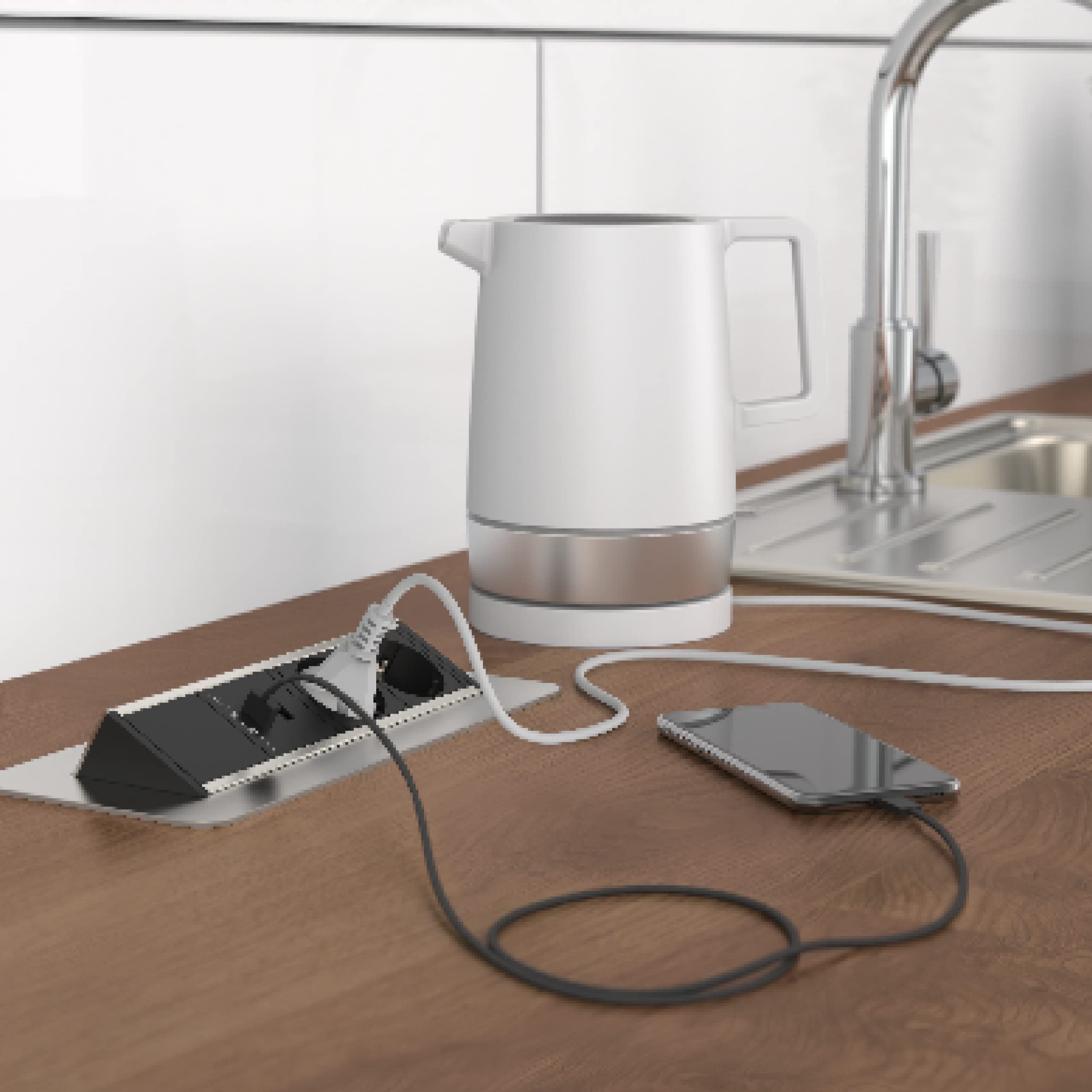 sch-tte-3074-klappbare-einbausteckdose-2x-usb-2x-230v-edelstahl-f-r-arbeitsplatt image 7