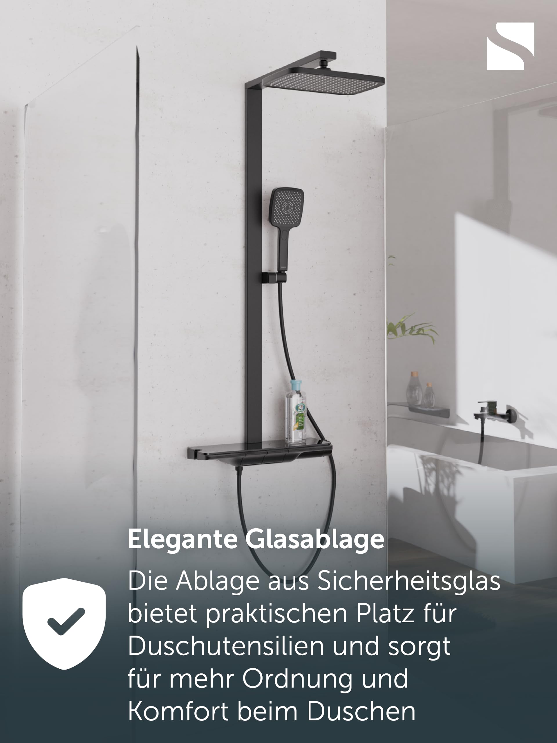 sch-tte-hawaii-duschsystem-thermostat-glasablage-kopfbrause-30x20-cm-schwarz image 8