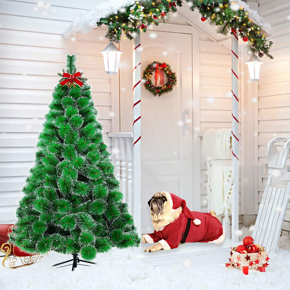 fivmen-weihnachtsbaum-k-nstlich-150-cm-mit-schnee-effekt-tannenbaum-mit-150-spit image 8