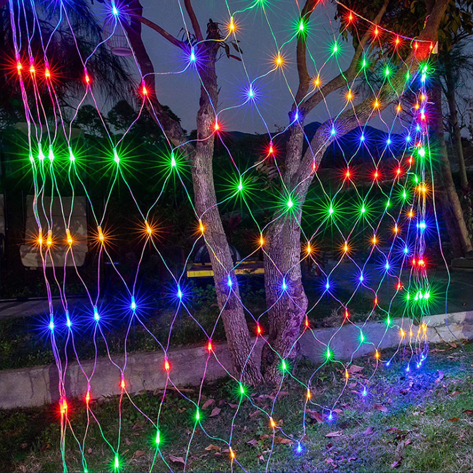 fivmen-lichternetz-6x2-m-280-led-bunt-ip44-8-modi-mit-eu-stecker image 7