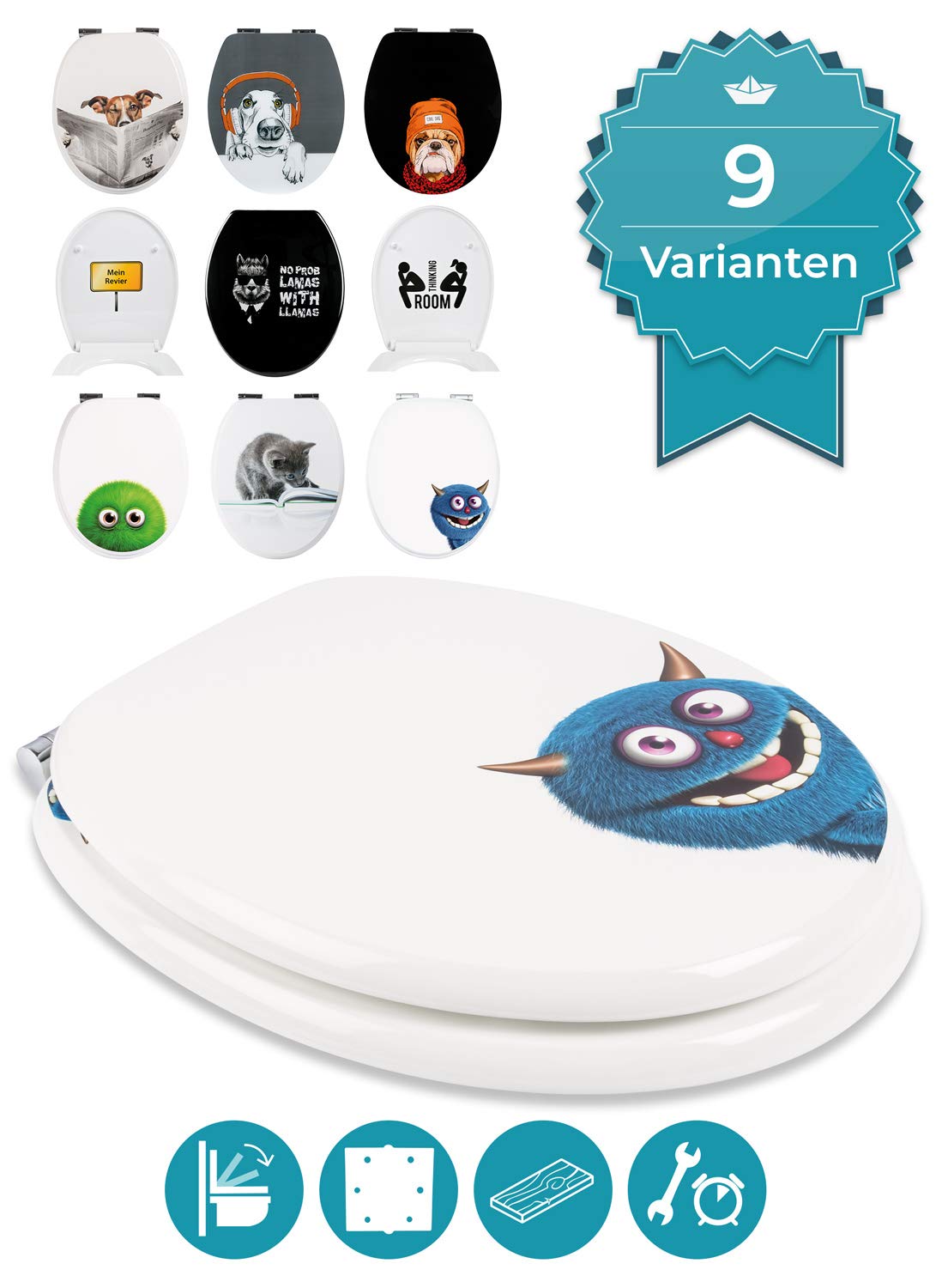 calmwaters-wc-sitz-monster-h-rnchen-26lp2839-o-form-mit-absenkautomatik image 4