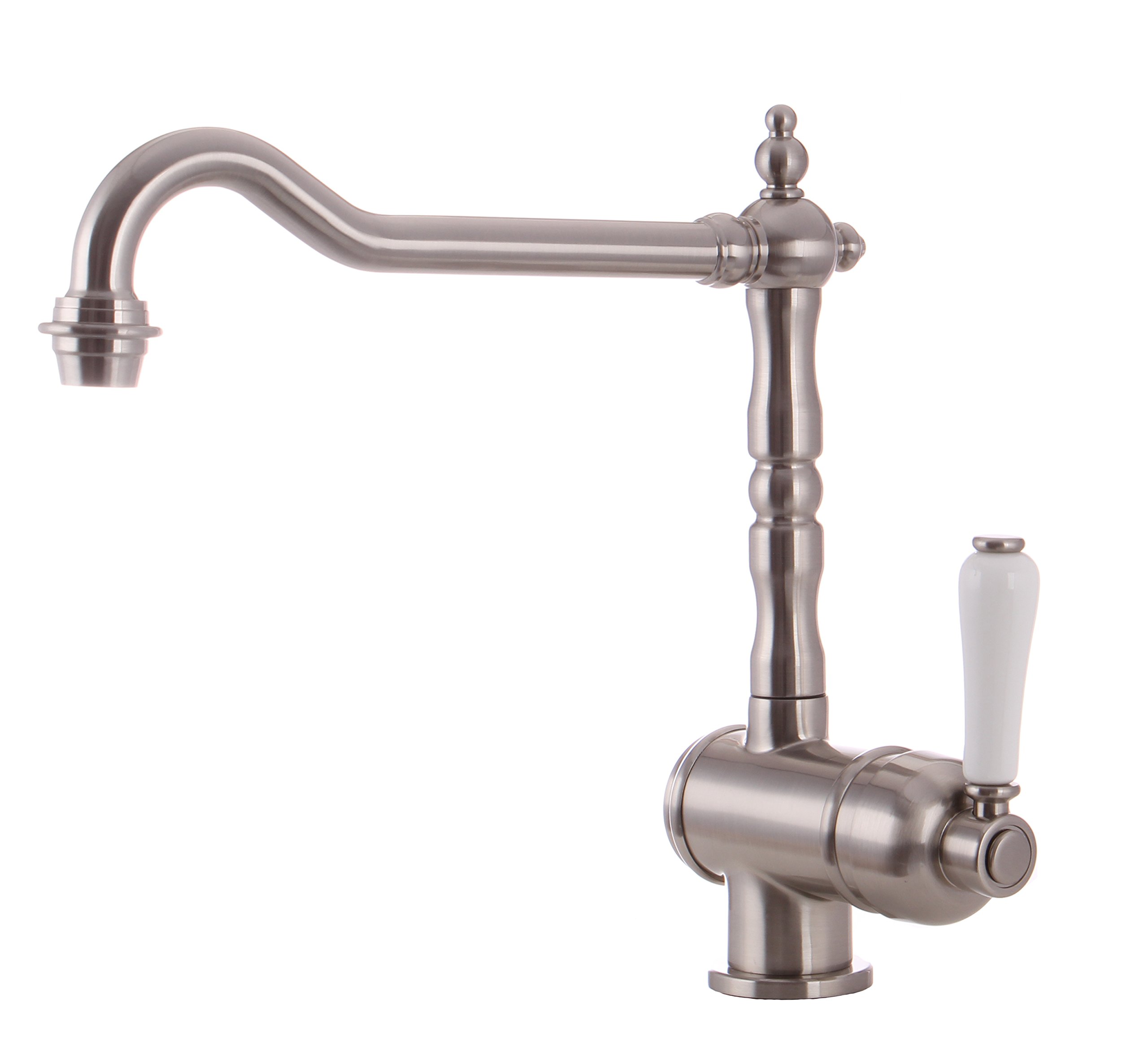gr-nblatt-nostalgie-k-chenarmatur-einhebelmischer-landhausstil-nickel-geb-rstet image 1