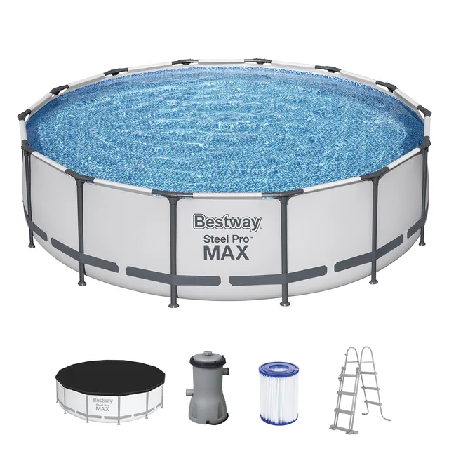 lemodo-bestway-steel-pro-max-frame-pool-komplett-set-rund-427x107cm-mit-pumpe image 1