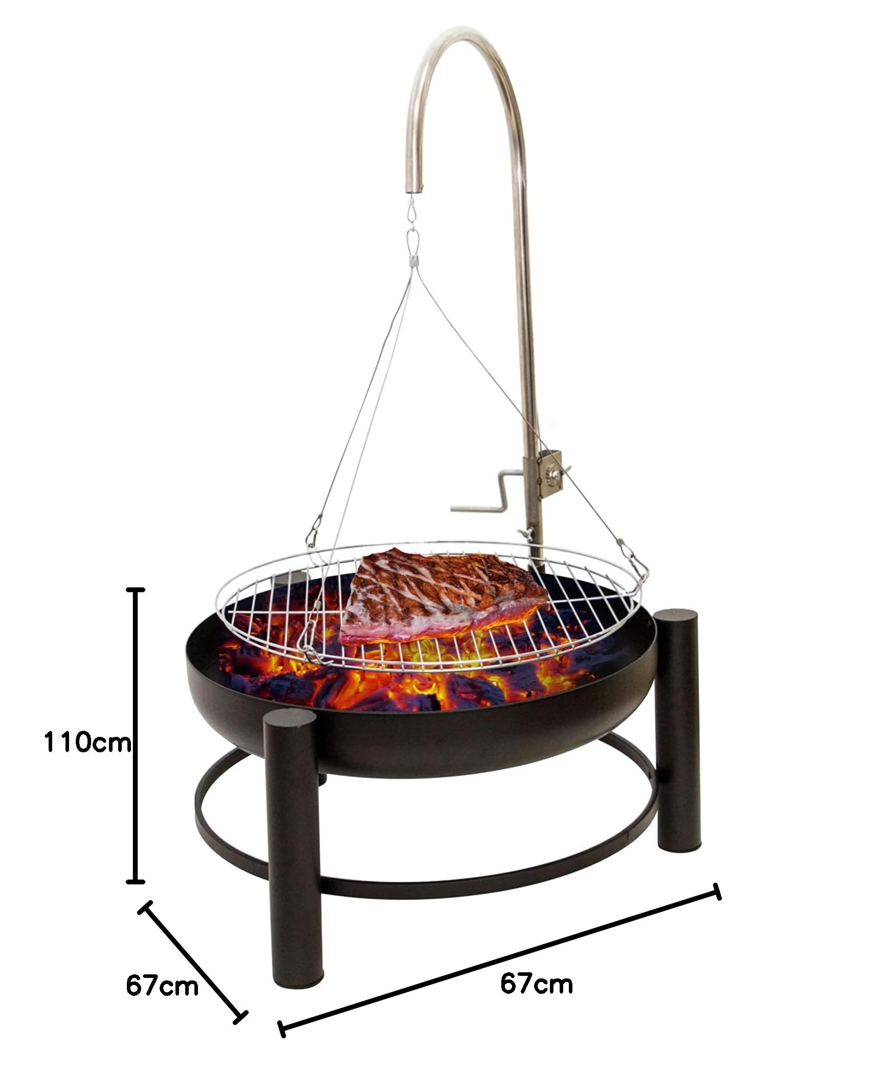 lemodo-schwenkgrill-holzkohlegrill-grillrost-55-cm image 8