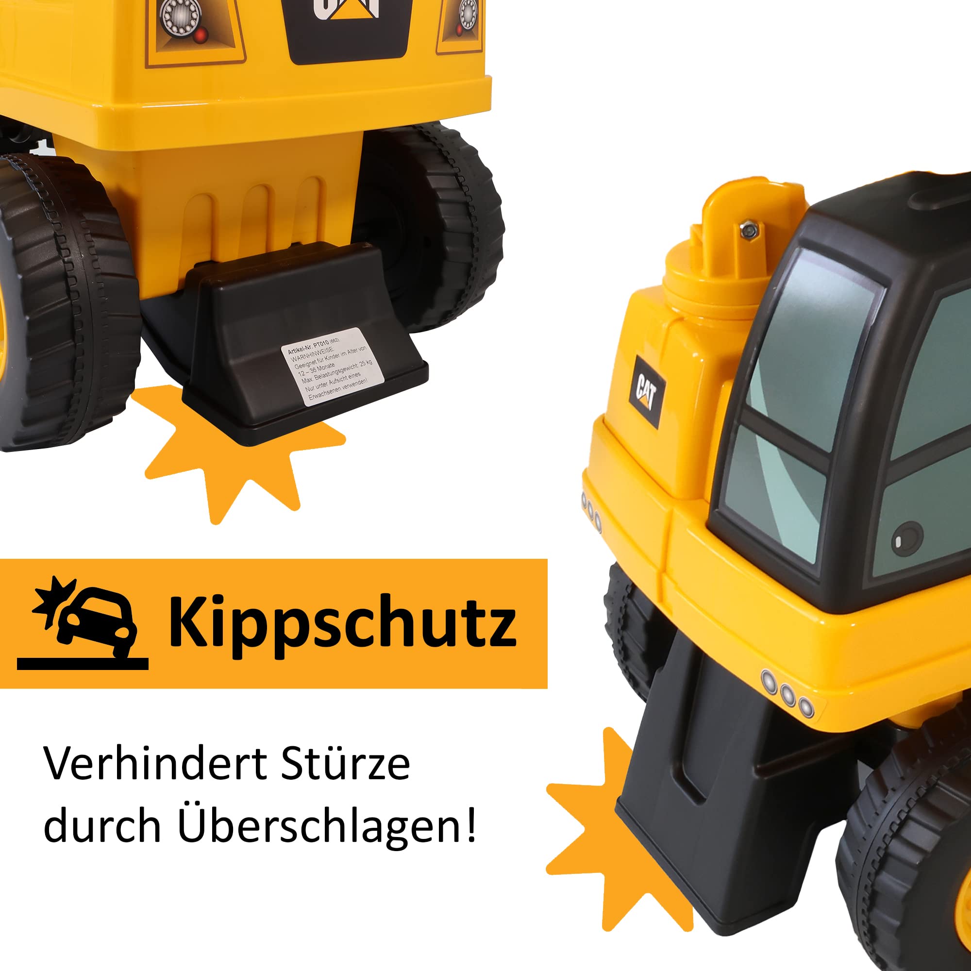 lemodo-sitzbagger-rutschauto-mit-schaufel-aufsitzbagger-mit-staufach-und-sound-l image 5
