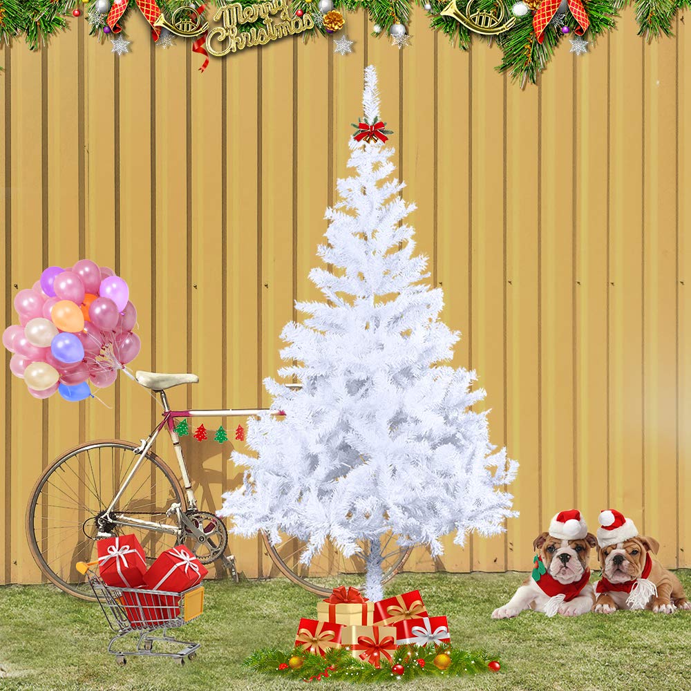 fivmen-weihnachtsbaum-k-nstlich-180-cm-wei-mit-500-spitzen image 7