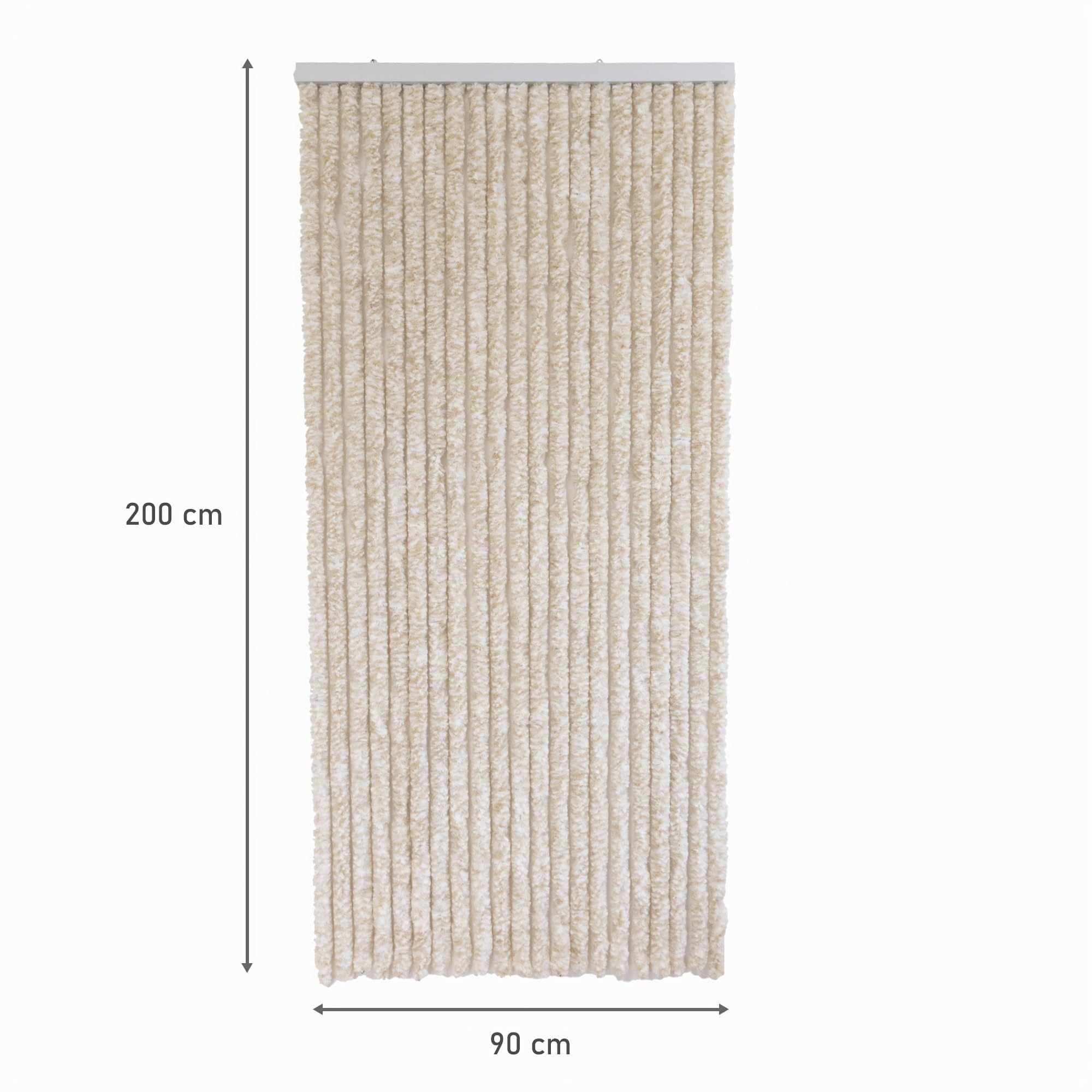 lemodo-t-rvorhang-flauschvorhang-90x200-cm-beige-wei-insektenschutz image 4