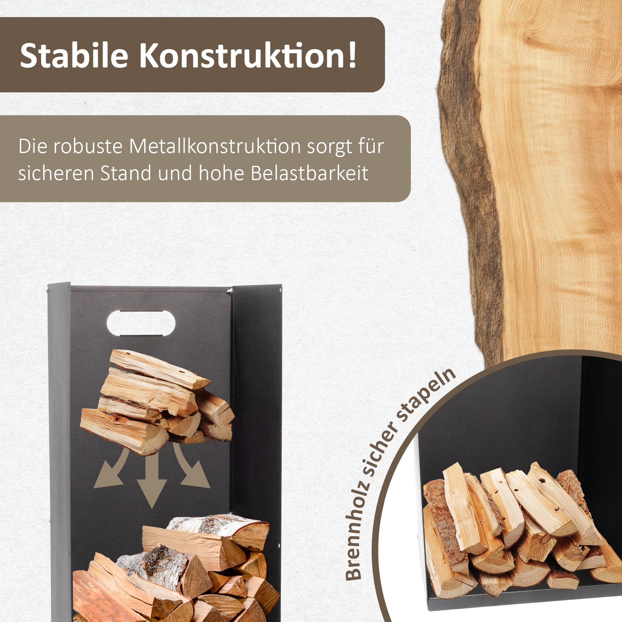 lemodo-kaminholzregal-metall-75-cm-schwarz-f-r-brennholz-und-briketts image 4