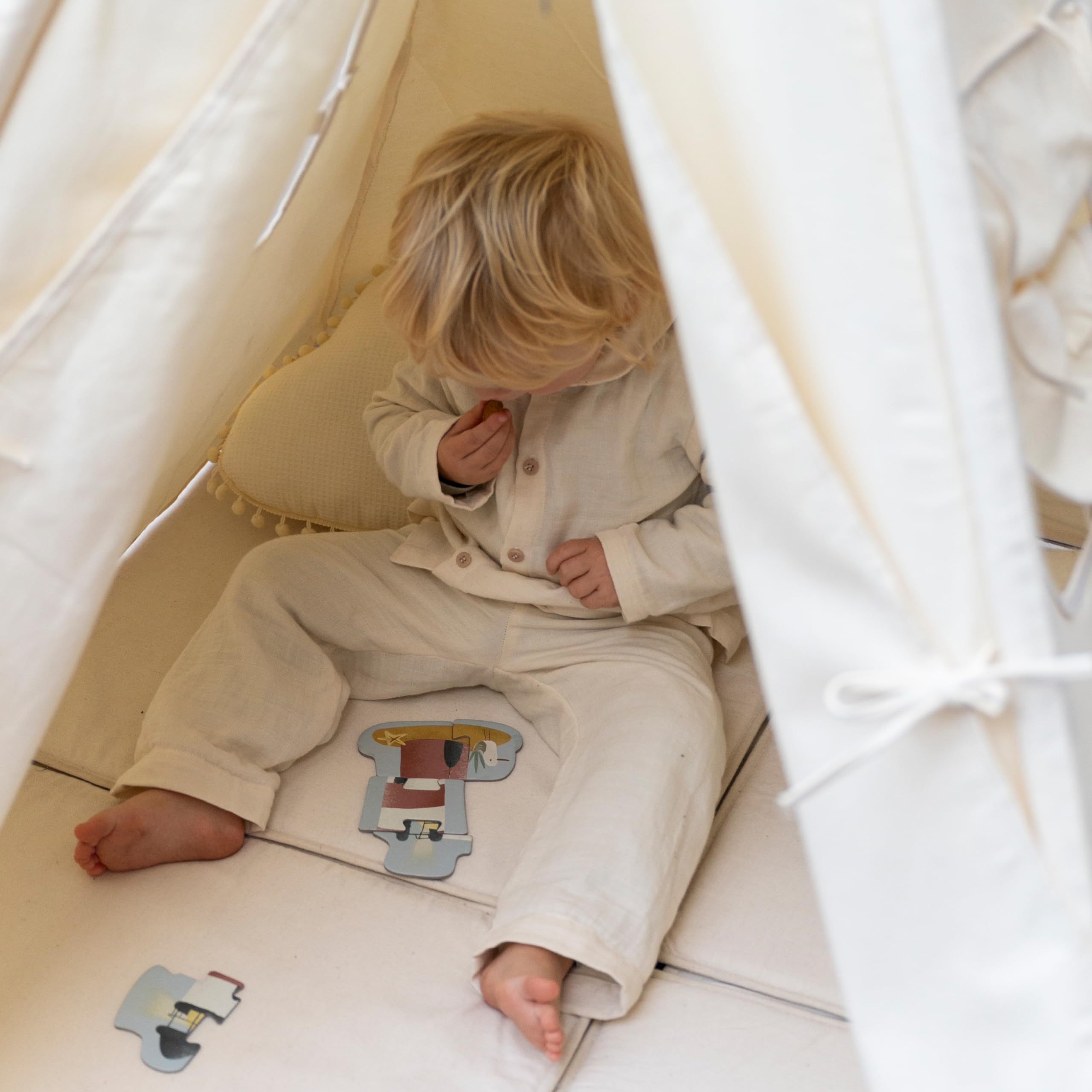 sunny-alba-tipizelt-baumwolle-creme-120-x-120-x-160-cm-f-r-kinder image 7