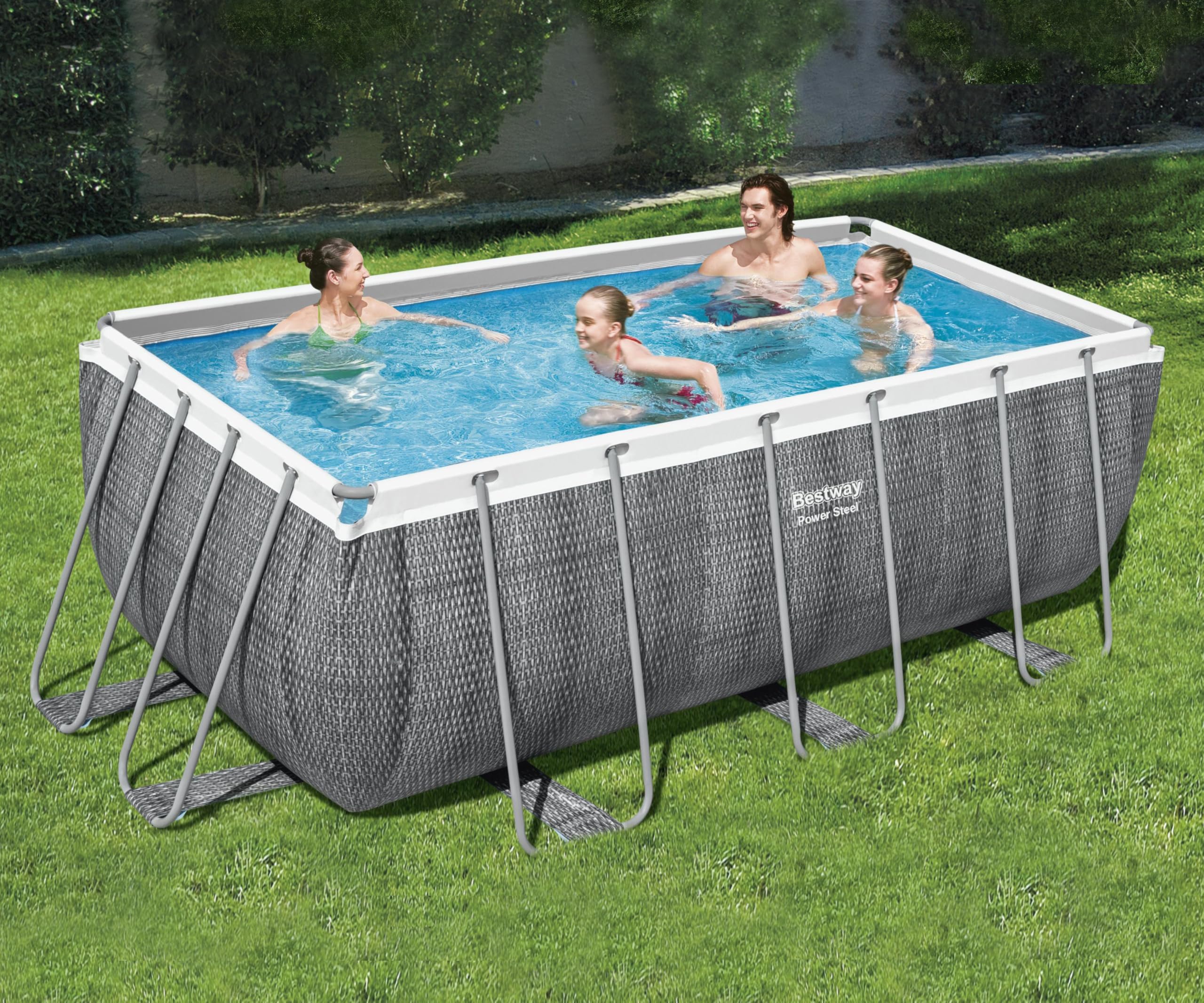 bestway-power-steel-frame-pool-412-x-201-x-122-cm-komplett-set-mit-filterpumpe image 2